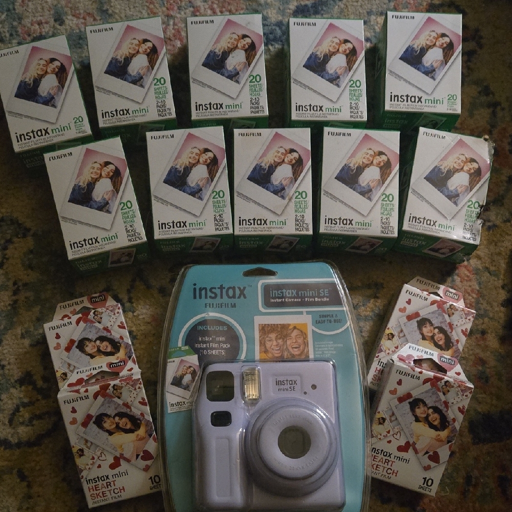 Fujifilm Instax Mini SE Instant Camera - Light Purple